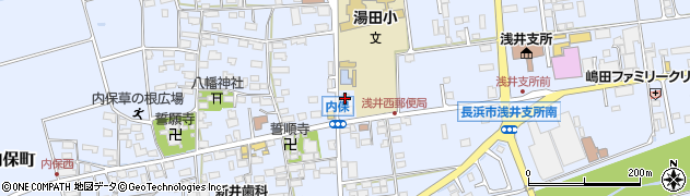 滋賀県長浜市内保町1070周辺の地図