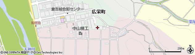 日本通運株式会社倉吉支店引越・物流センター周辺の地図