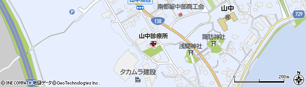 山中湖村診療所歯科周辺の地図