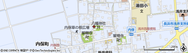 滋賀県長浜市内保町1266周辺の地図