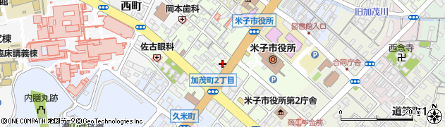 鳥取県米子市加茂町周辺の地図