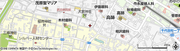 千葉県茂原市高師900周辺の地図