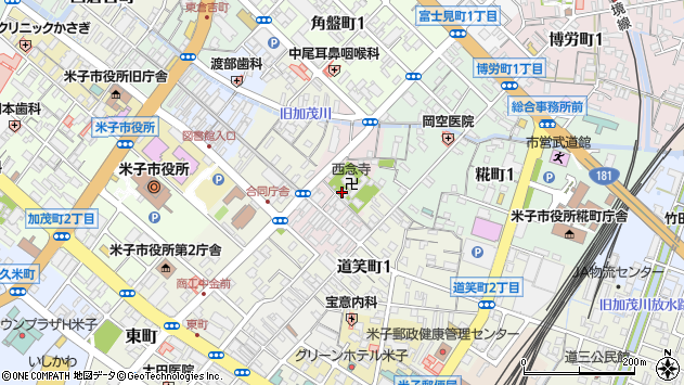 〒683-0063 鳥取県米子市法勝寺町の地図