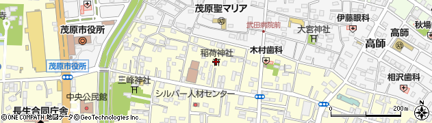 昌平町稲荷神社周辺の地図
