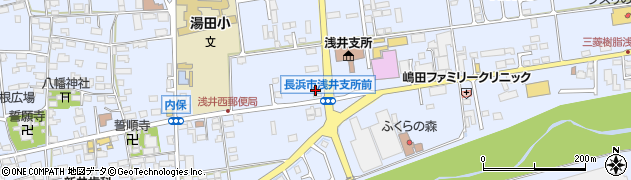 滋賀銀行浅井代理店 ＡＴＭ周辺の地図