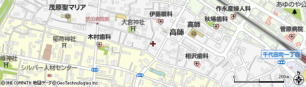 千葉県茂原市高師895周辺の地図