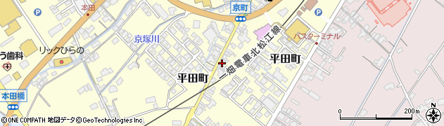 島根県出雲市平田町2025周辺の地図