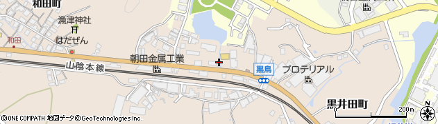 島根県安来市黒井田町737周辺の地図