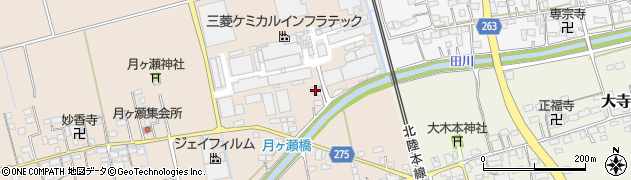 滋賀県長浜市月ヶ瀬町22周辺の地図