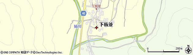滋賀県米原市下板並449周辺の地図
