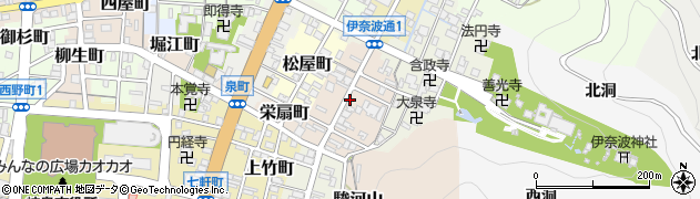 岐阜県岐阜市白木町周辺の地図