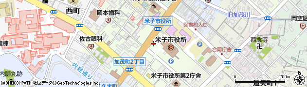 吉野家 米子市役所前店周辺の地図
