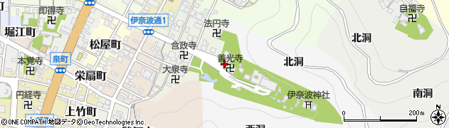 岐阜県岐阜市伊奈波通周辺の地図