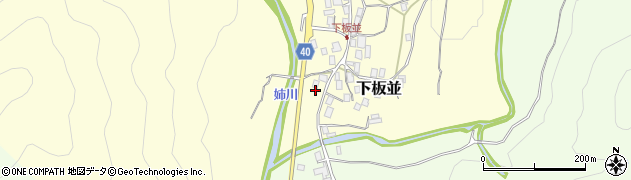 滋賀県米原市下板並565周辺の地図