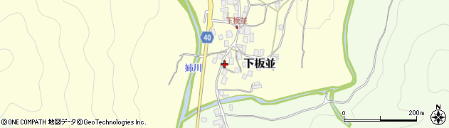 滋賀県米原市下板並468周辺の地図