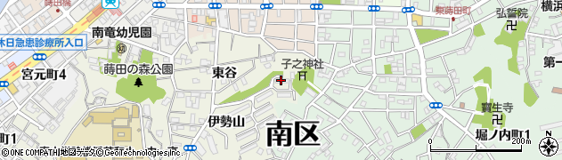 都市再生機構（独立行政法人）蒔田団地管理サービス事務所周辺の地図