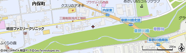滋賀県長浜市内保町255周辺の地図