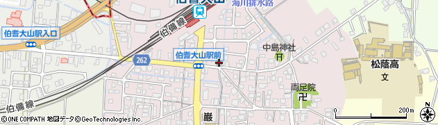 巌郵便局周辺の地図