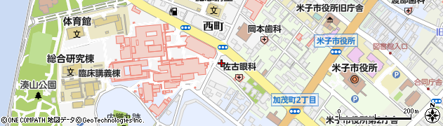 鳥取県米子市西町21周辺の地図