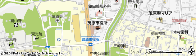 千葉県茂原市周辺の地図