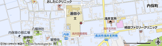 滋賀県長浜市内保町2443周辺の地図