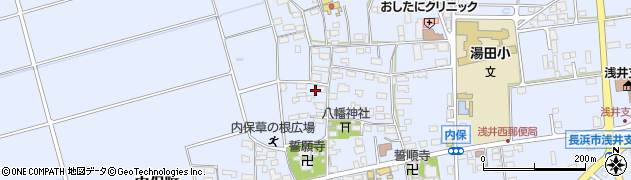滋賀県長浜市内保町1252周辺の地図