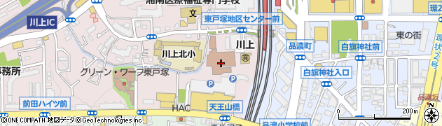 横浜市地域ケアプラザ　東戸塚地域ケアプラザ周辺の地図