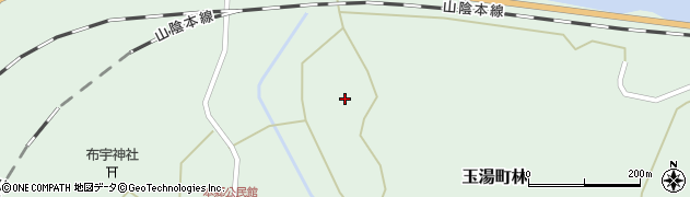 島根県松江市玉湯町林322周辺の地図