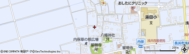滋賀県長浜市内保町1253周辺の地図