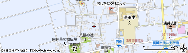 滋賀県長浜市内保町1281周辺の地図