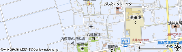 滋賀県長浜市内保町1277周辺の地図