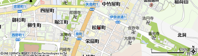 岐阜県岐阜市松屋町周辺の地図
