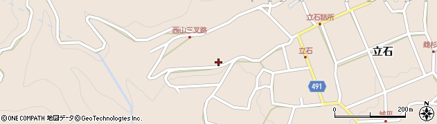 長野県飯田市立石443周辺の地図