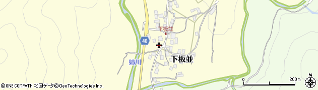 滋賀県米原市下板並550周辺の地図