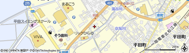 島根県出雲市平田町1575周辺の地図