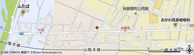 安来市医師会周辺の地図