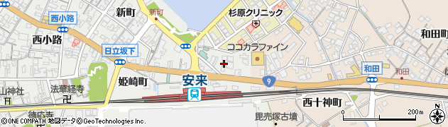 島根県安来市安来町2138周辺の地図