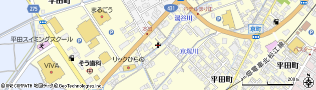 島根県出雲市平田町1567周辺の地図