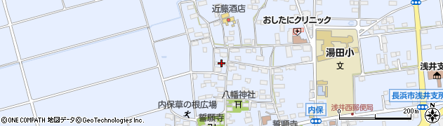滋賀県長浜市内保町1251周辺の地図