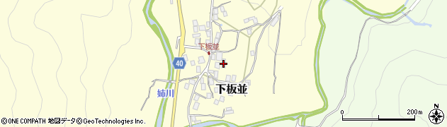 滋賀県米原市下板並481周辺の地図