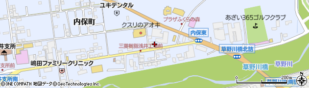 滋賀県長浜市内保町2697周辺の地図