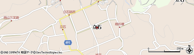 長野県飯田市立石周辺の地図