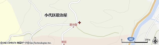 兵庫県美方郡香美町小代区鍛治屋129周辺の地図