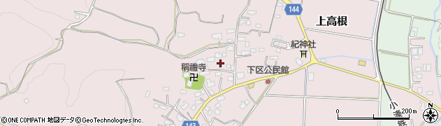 千葉県市原市上高根607周辺の地図