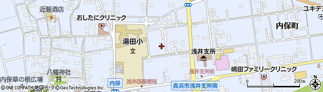 滋賀県長浜市内保町2460周辺の地図