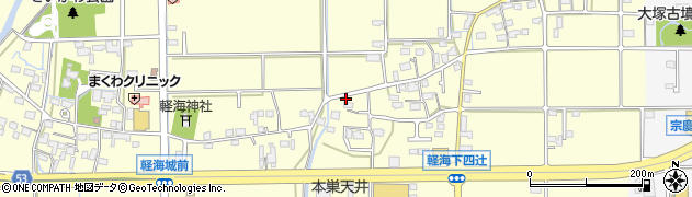 岐阜県本巣市軽海1218周辺の地図