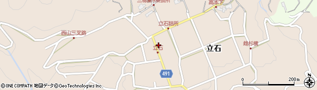 長野県飯田市立石505周辺の地図
