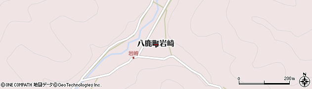 兵庫県養父市八鹿町岩崎周辺の地図