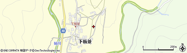 滋賀県米原市下板並492周辺の地図