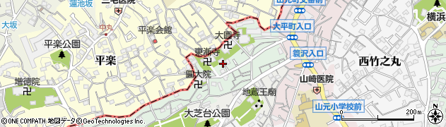 中村理容店周辺の地図